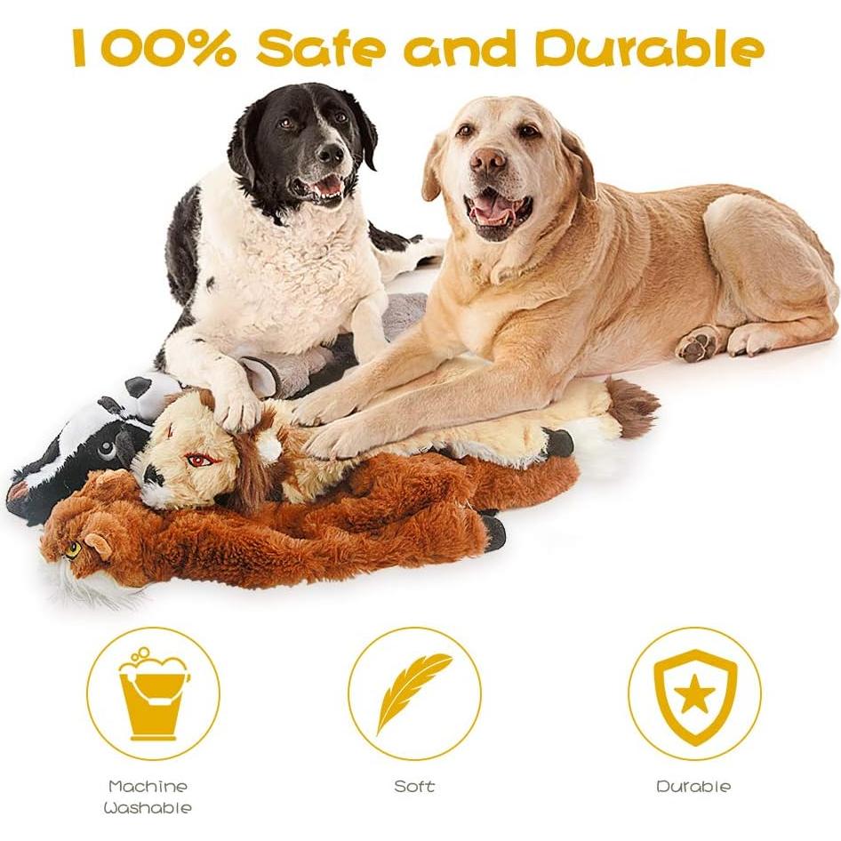 FIREOR Juguetes Squeaky para Perros 5 Piezas Interactivos