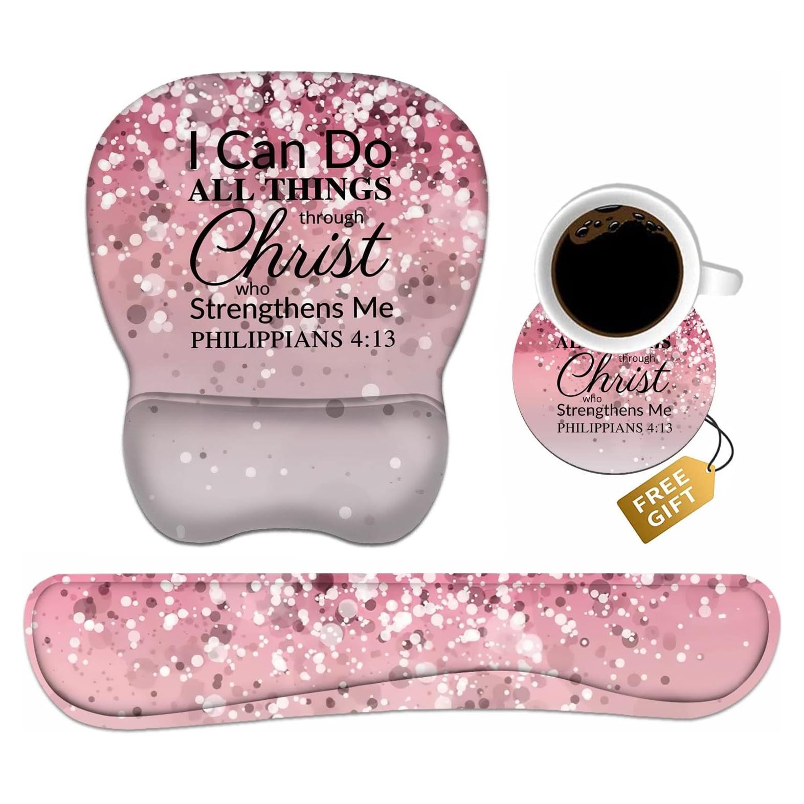 Conjunto Reposamuñecas Ergonómico ERWYTYIOI con Posavasos