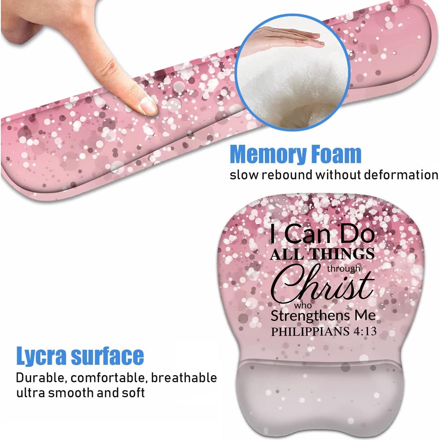 Conjunto Reposamuñecas Ergonómico ERWYTYIOI con Posavasos