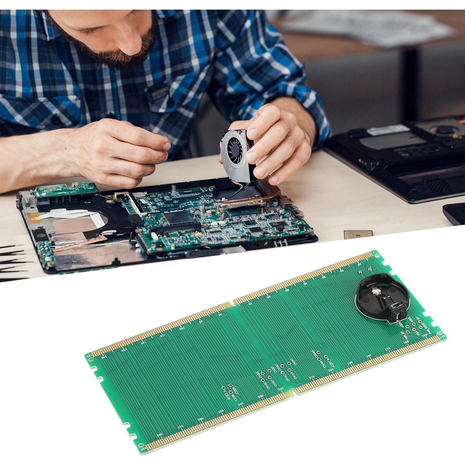 Tarjeta de prueba RAM DDR5 Leapiture con luces LED portátil