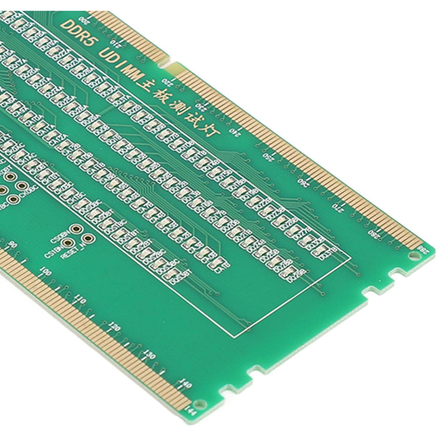 Tarjeta de prueba RAM DDR5 Leapiture con luces LED portátil