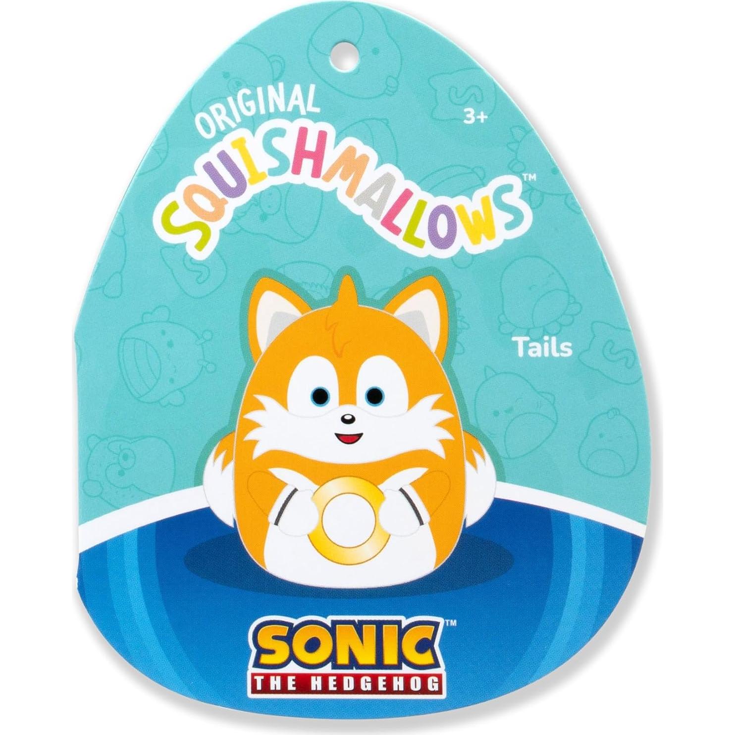 Peluche Squishmallows Sonic Tails 35.56 cm Licenciado