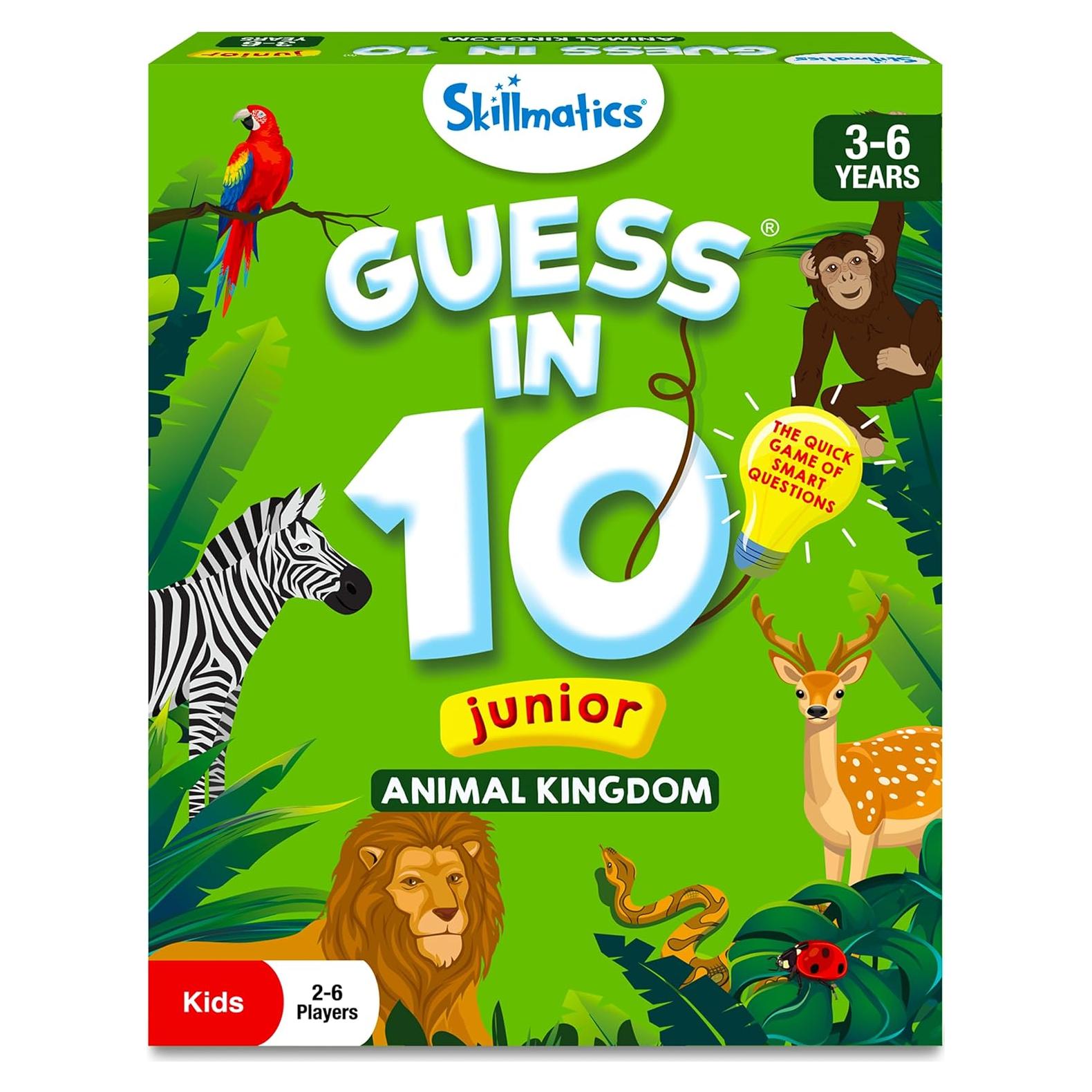 Skillmatics Adivina en 10 Junior Juego de Cartas Educativo