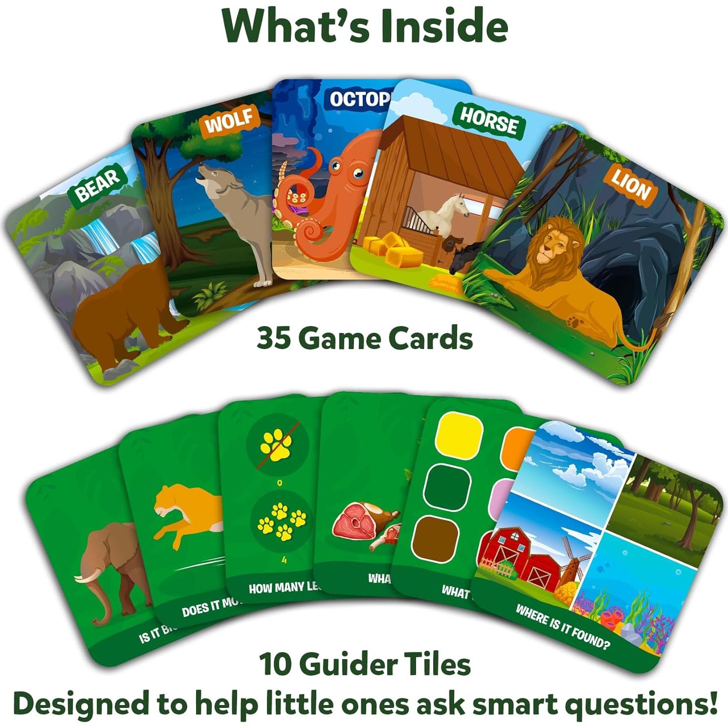 Skillmatics Adivina en 10 Junior Juego de Cartas Educativo