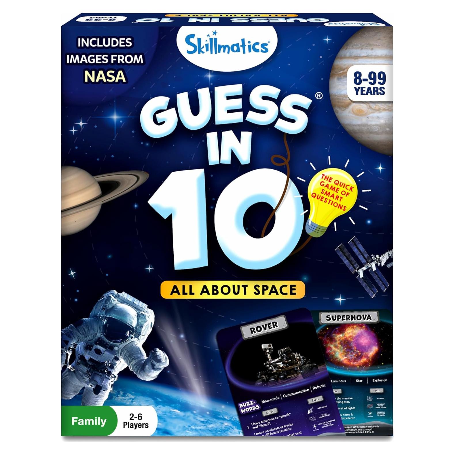 Skillmatics Adivina en 10 Espacio - Juego Educativo Familiar