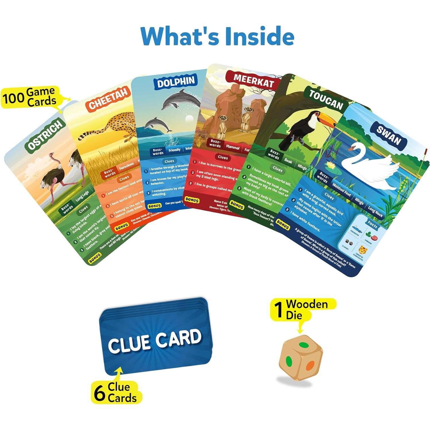 Skillmatics Adivina en 10 Animales Megapack - Juego Familiar