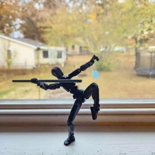 Figura de Acción Titan 13 Robot 3D Juguete Negro 1pc