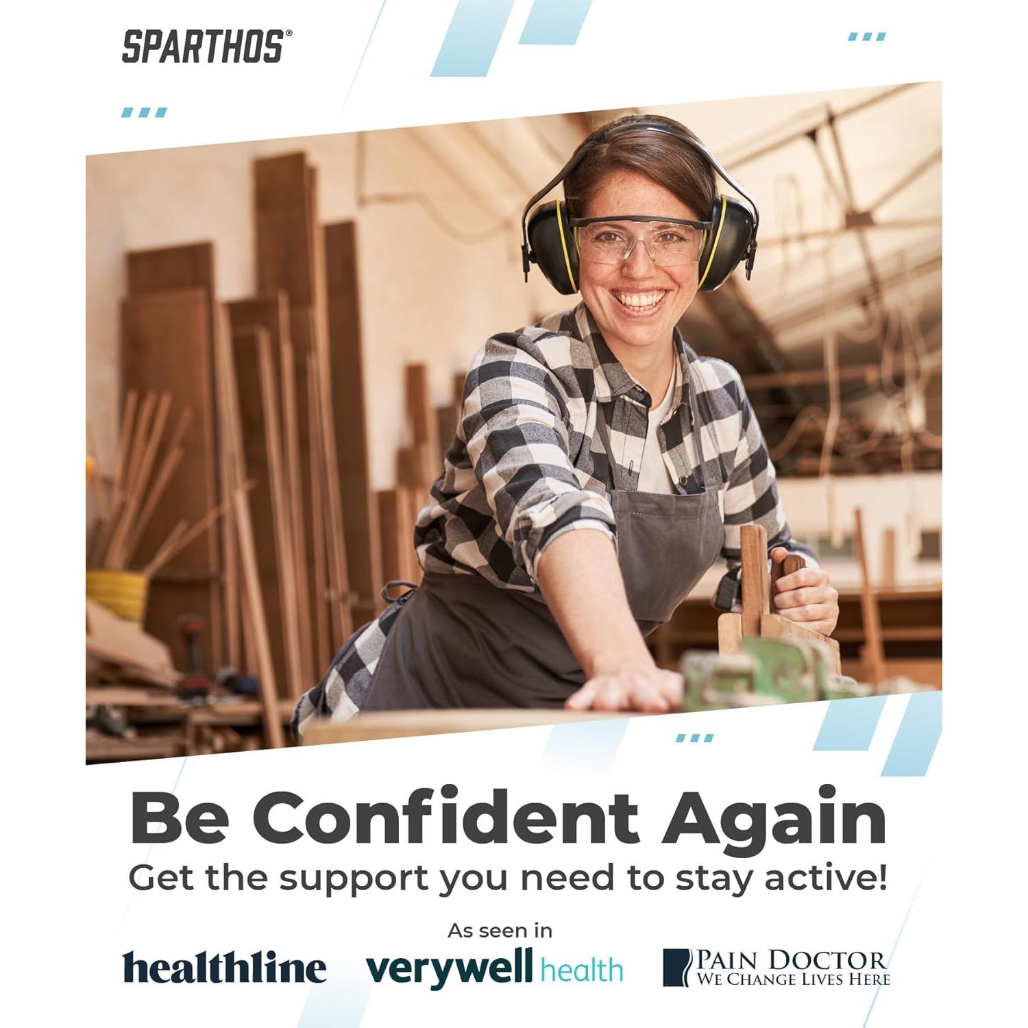 Cinturón de Soporte para Espalda Sparthos - Alivio Dolor