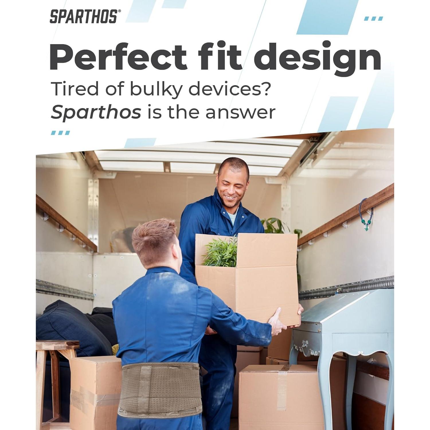 Cinturón de Soporte para Espalda Sparthos - Alivio Dolor