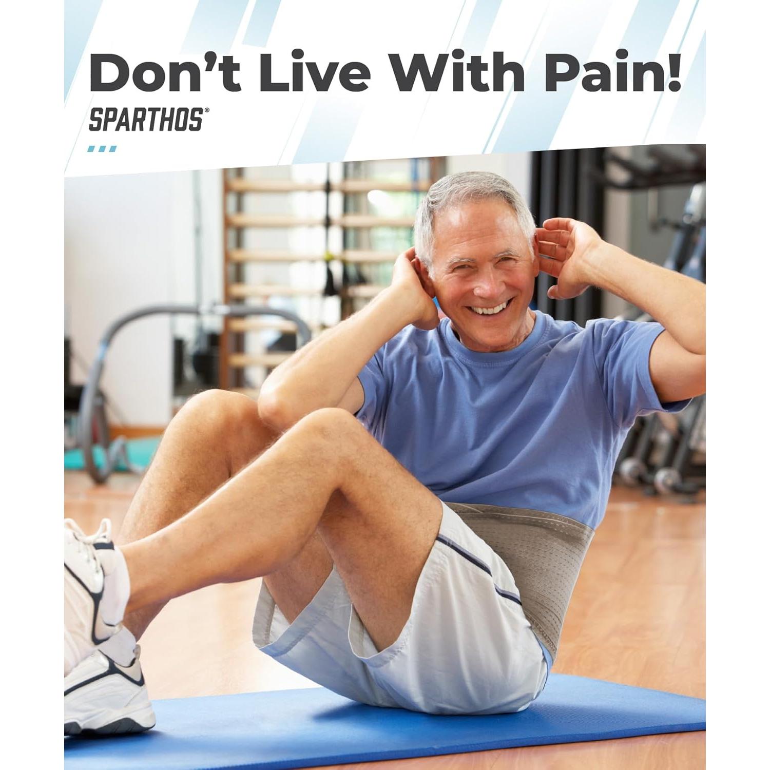 Cinturón de Soporte para Espalda Sparthos - Alivio Dolor