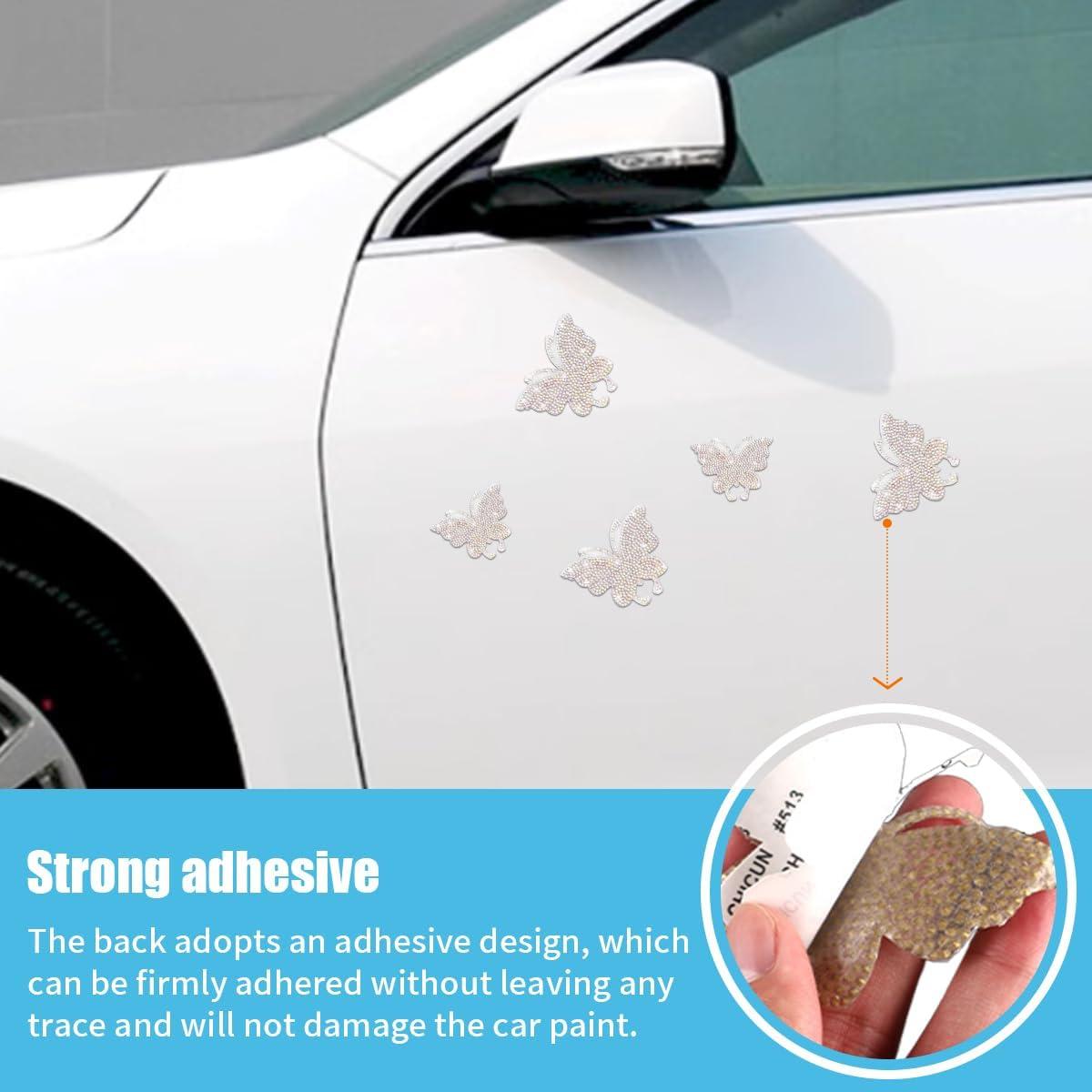 Calcomanías de Mariposa Brillante GLSOWEE - 8 Piezas, Color AB
