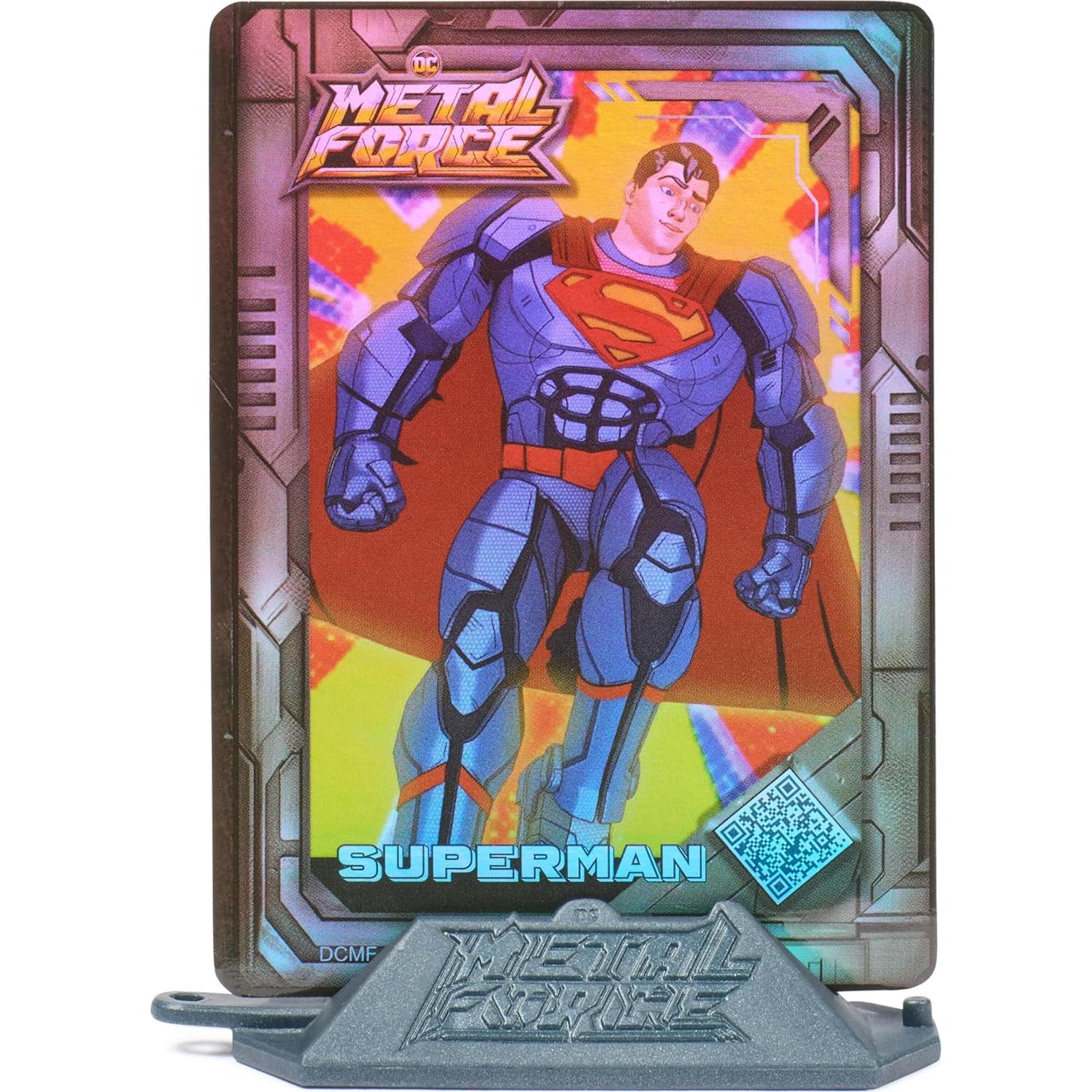 Figura de Acción Superman Metal Force 30 cm Coleccionable