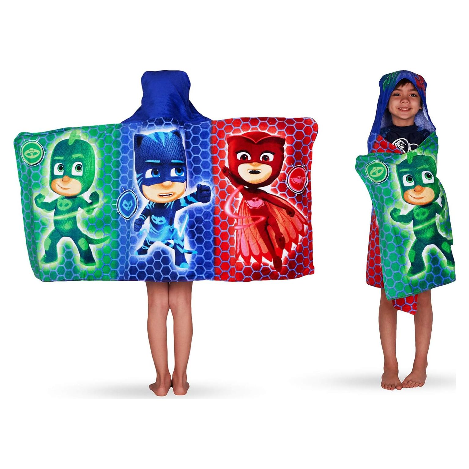 Toalla con capucha PJ Masks de algodón 61x127 cm Franco