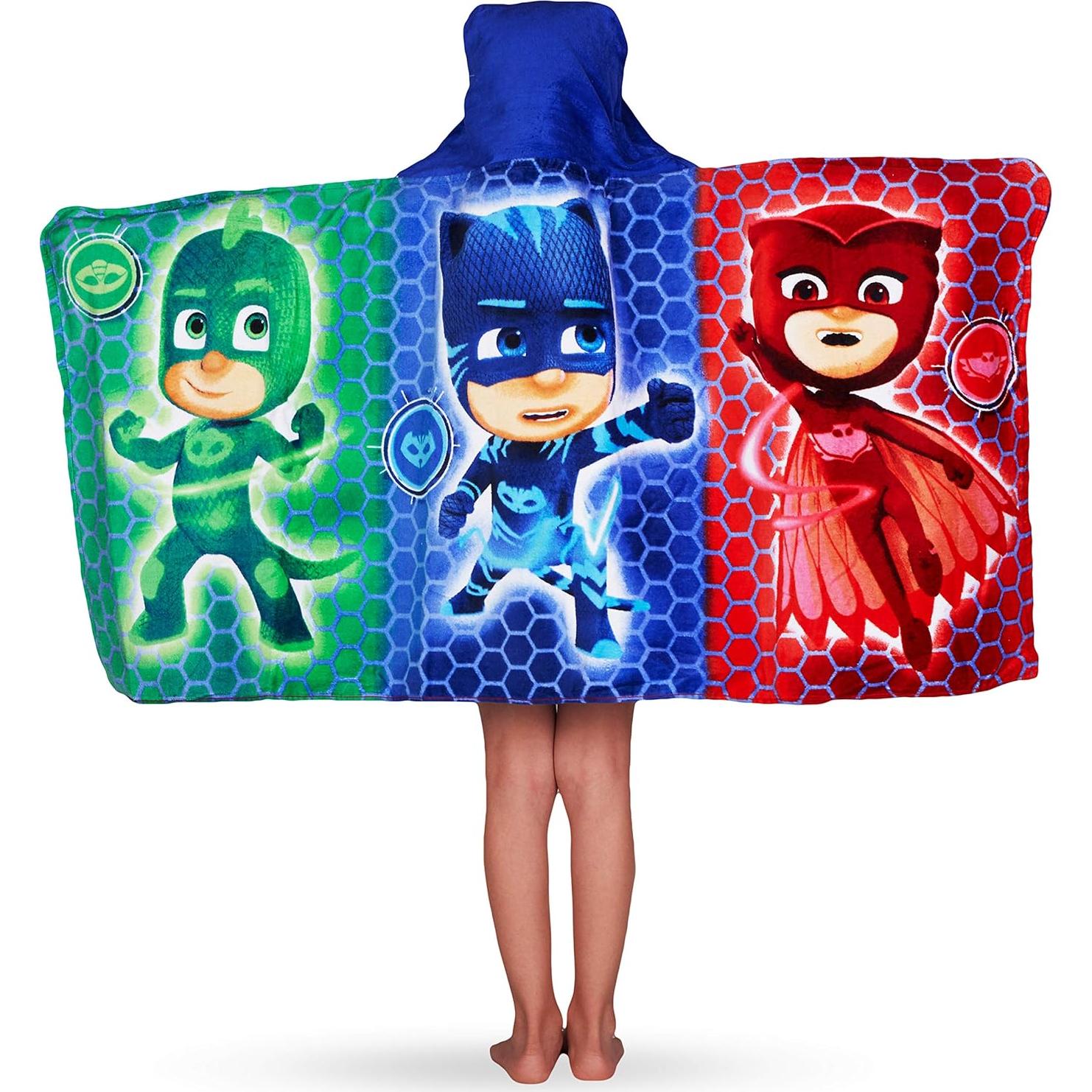 Toalla con capucha PJ Masks de algodón 61x127 cm Franco