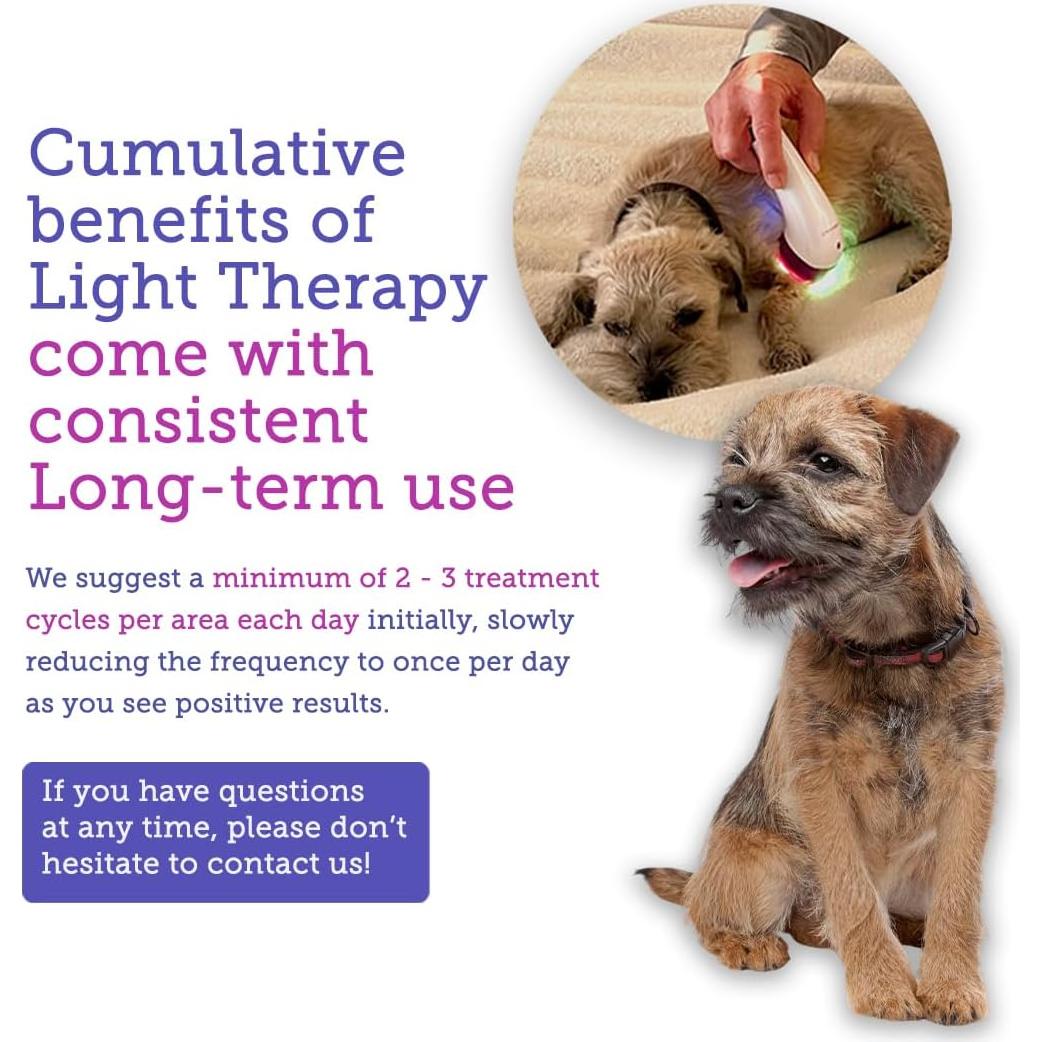 Terapia de Luz LumaSoothe 2 para Mascotas - Alivio Dolor y Piel