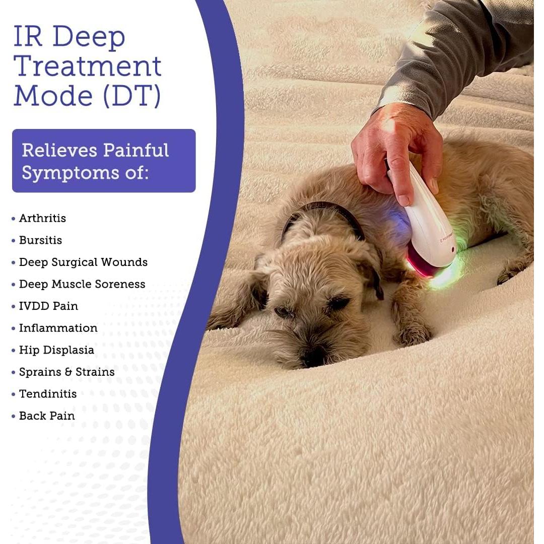 Terapia de Luz LumaSoothe 2 para Mascotas - Alivio Dolor y Piel