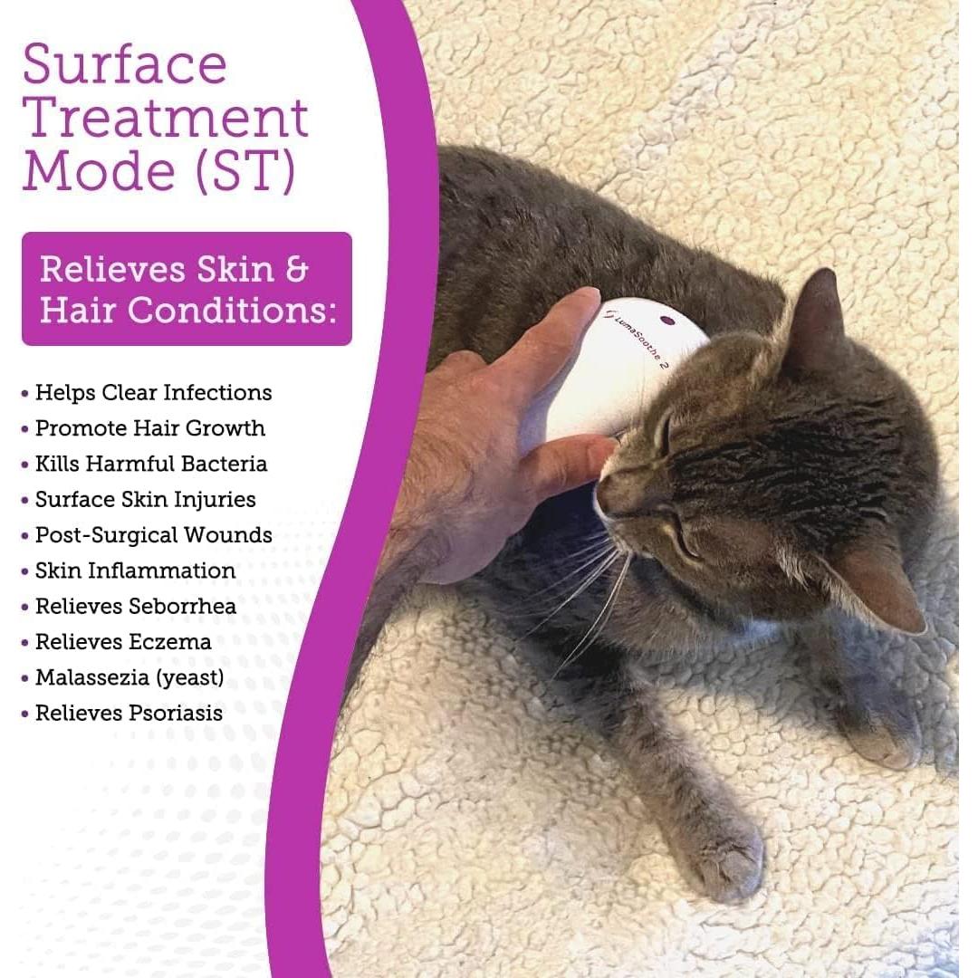 Terapia de Luz LumaSoothe 2 para Mascotas - Alivio Dolor y Piel