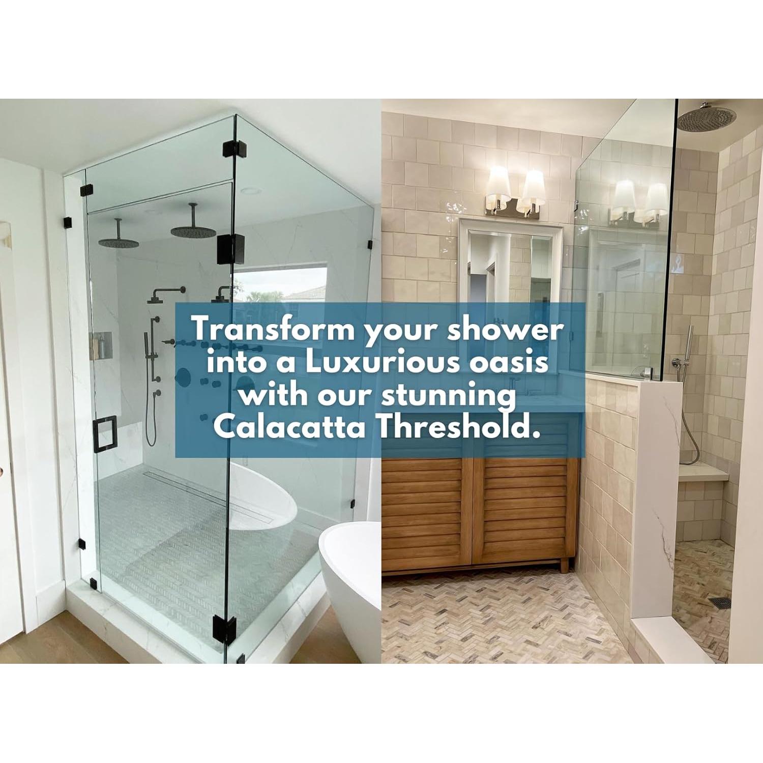 Umbral de Piedra Ingenierizada Calacatta 10.16x91.44 cm