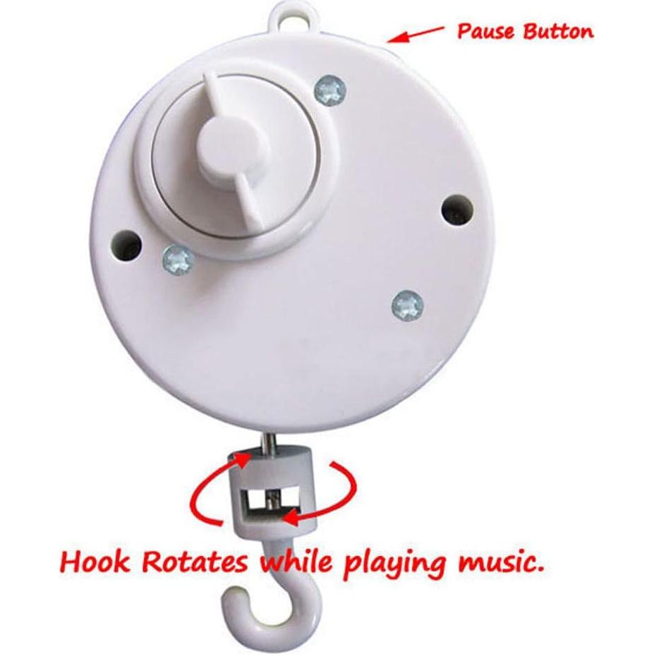 Caja de Música para Bebés Pursuestar Brahms Lullaby 12x7cm