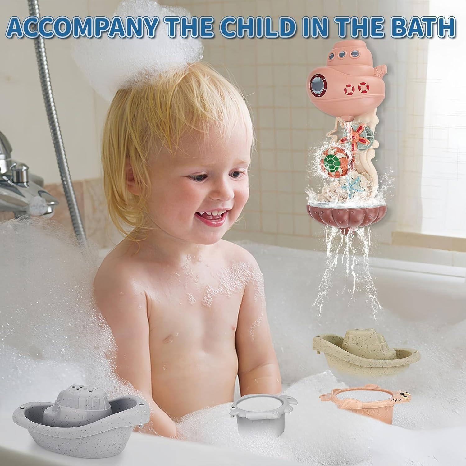 Set de Juguetes de Baño LZZAPJ para Bebés 6-12 Meses