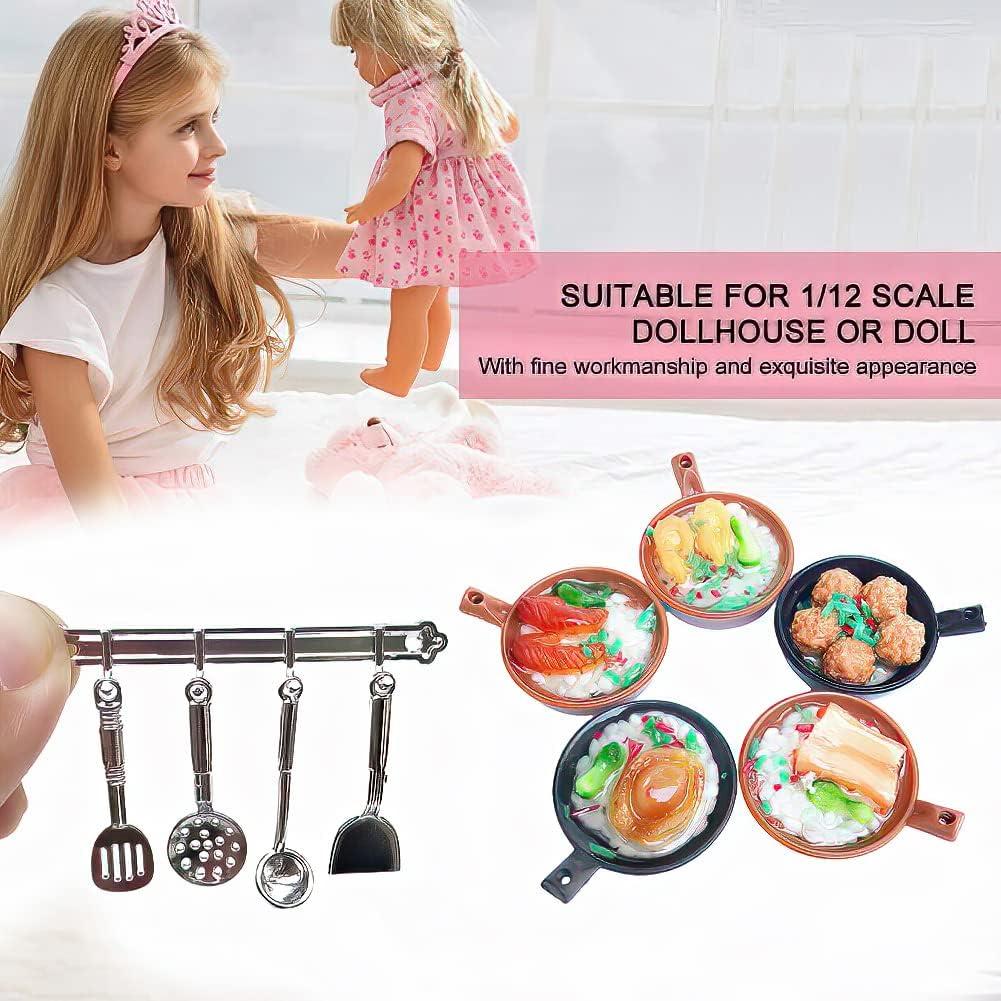 Accesorios de Cocina Miniatura Lynkaye 1:12 Utensilios Decorativos