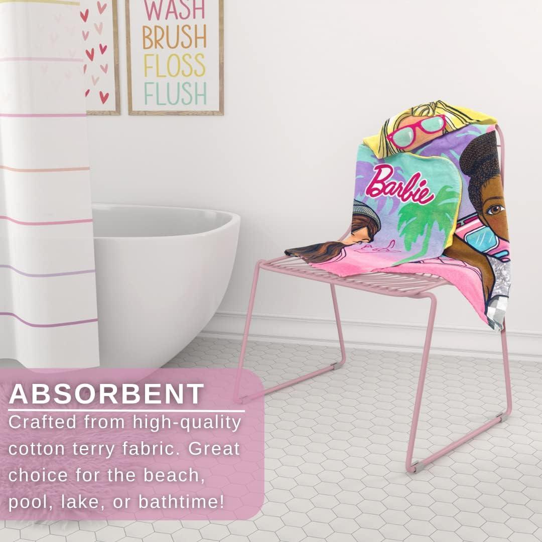 Toalla Envueltoria Barbie Franco Kids 61x127 cm con Capucha