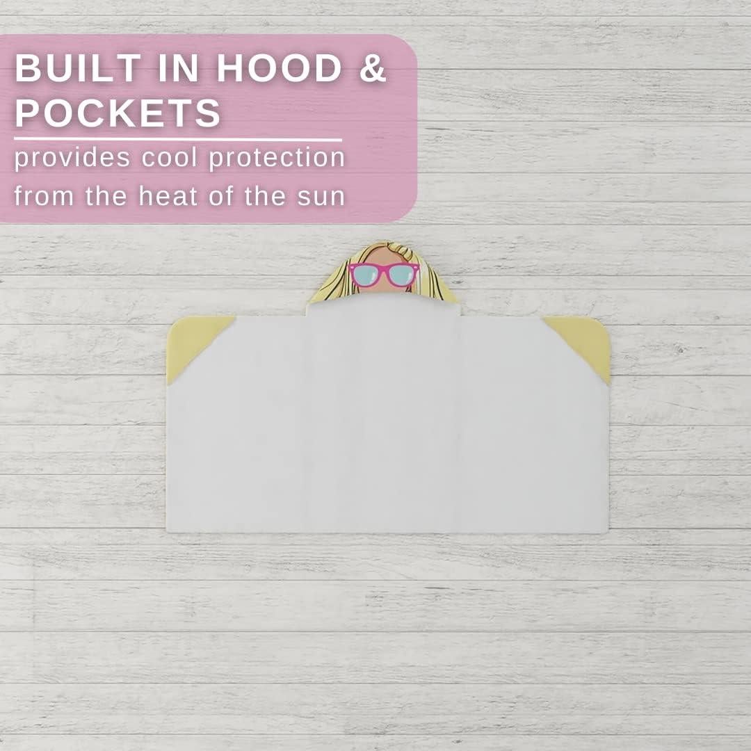 Toalla Envueltoria Barbie Franco Kids 61x127 cm con Capucha