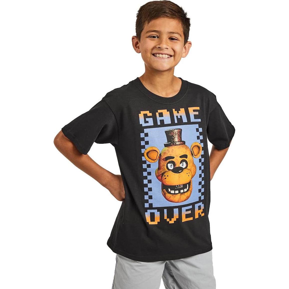 Camiseta de Cosplay Batman Niños 100% Algodón Negro