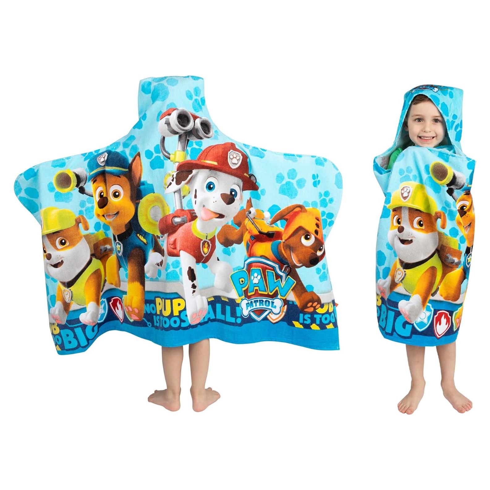 Toalla con Capucha Franco Paw Patrol 61x127 cm Multicolor