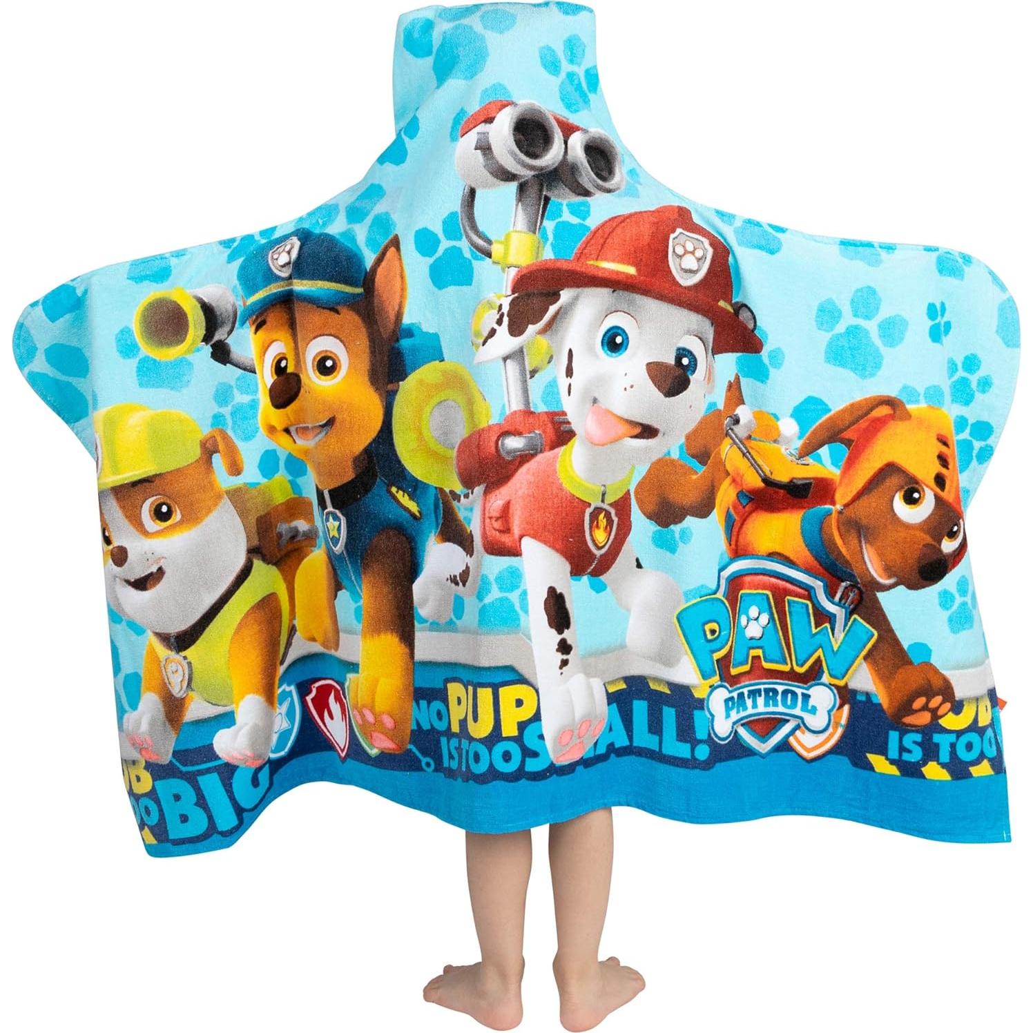 Toalla con Capucha Franco Paw Patrol 61x127 cm Multicolor