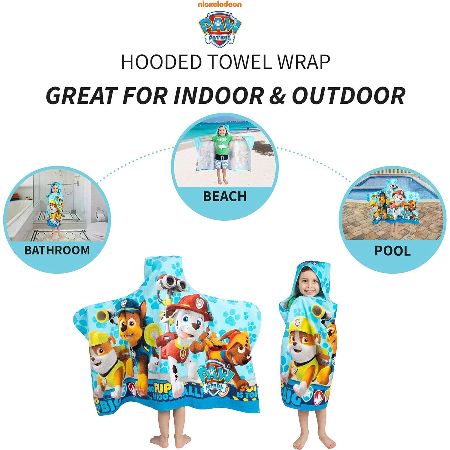 Toalla con Capucha Franco Paw Patrol 61x127 cm Multicolor