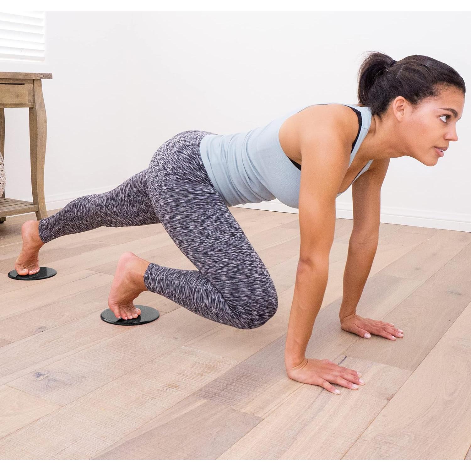 Discos Deslizantes ProsourceFit Core - Juego de 2, Negro