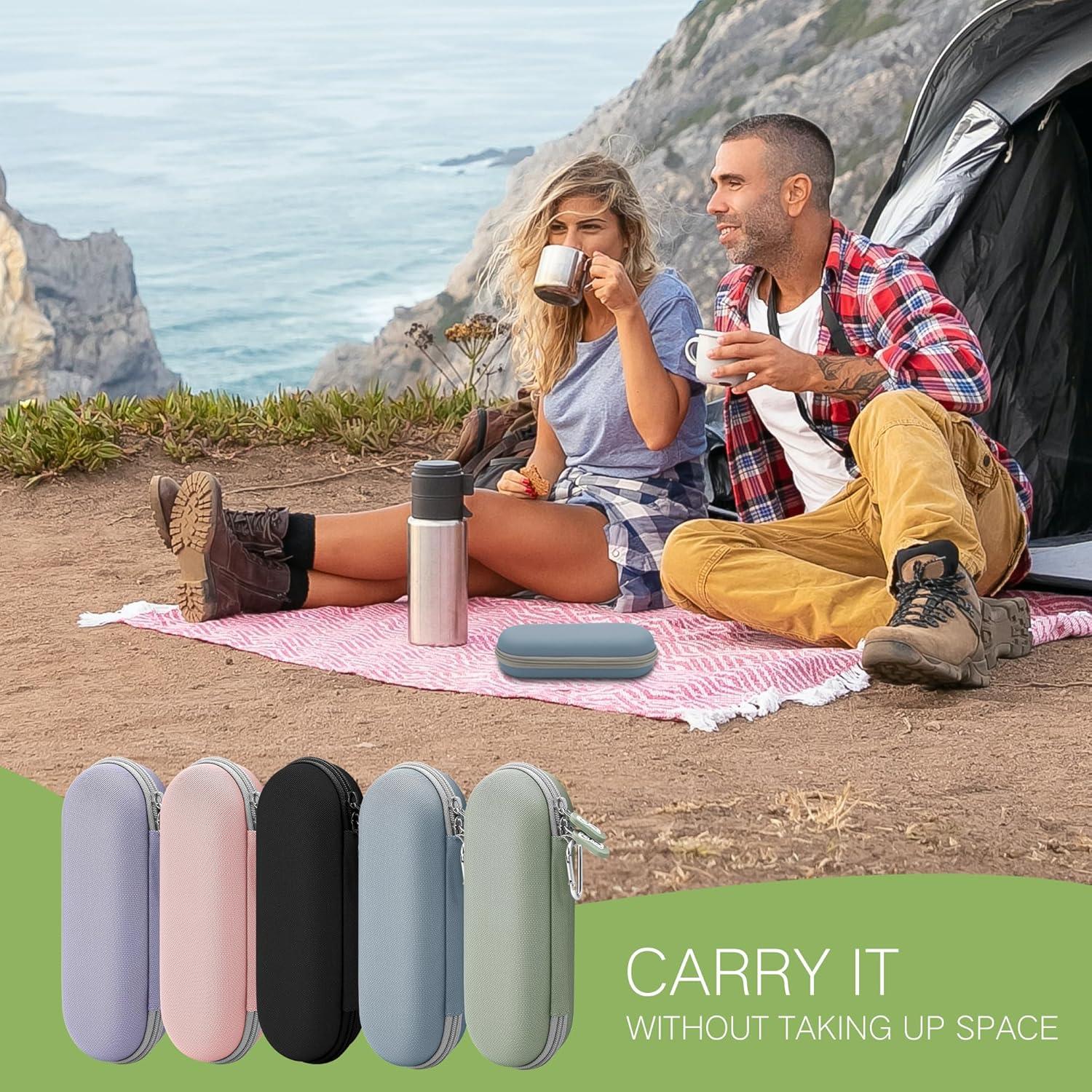 Funda de Viaje para Cepillo de Dientes Eléctrico Gelozid Negra