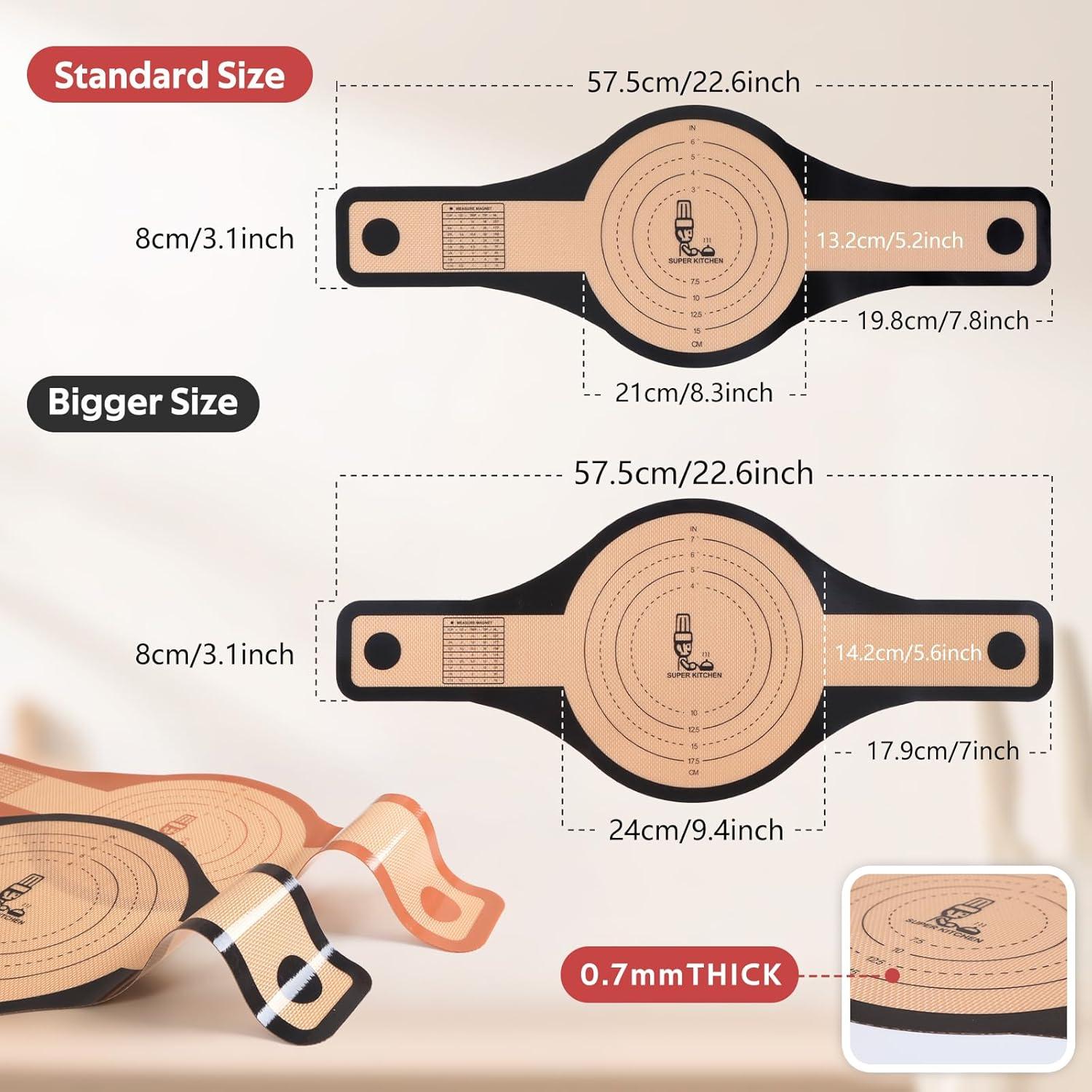 Alfombrillas de Silicona para Horno Folksy Super Kitchen 3 Pcs