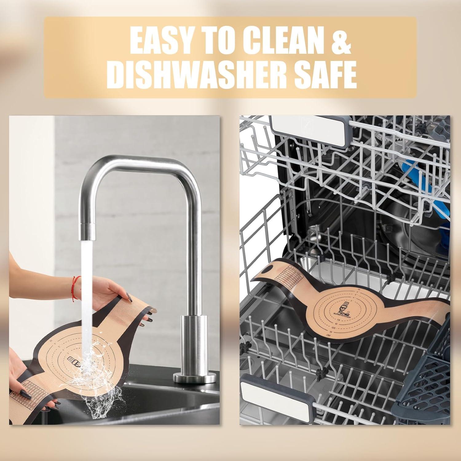 Alfombrillas de Silicona para Horno Folksy Super Kitchen 3 Pcs