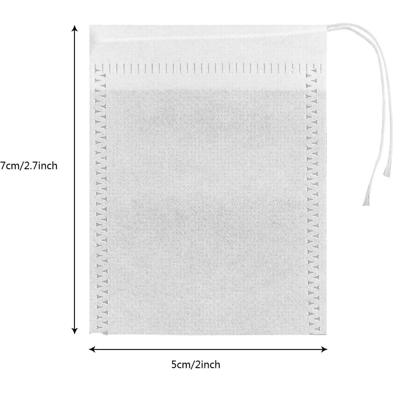 Paquete de 100 Bolsas de Malla Desechables JHFGJGH 5x7 cm