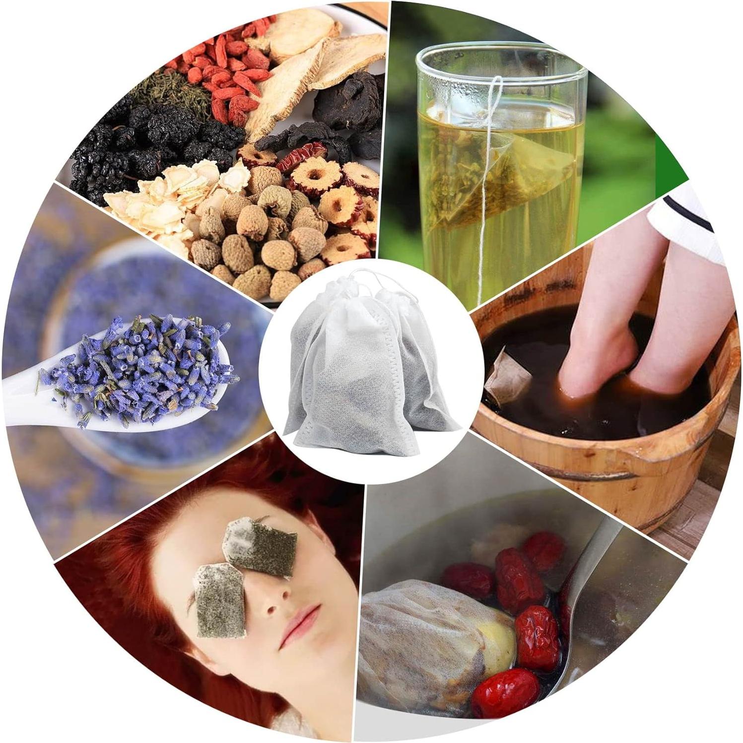 Paquete de 100 Bolsas de Malla Desechables JHFGJGH 5x7 cm