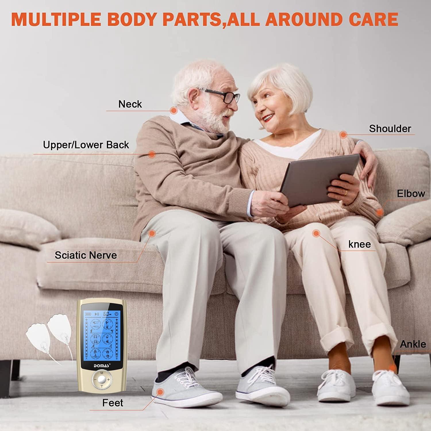 DOMAS TENS Estimulador Muscular Doble Canal 24 Modos