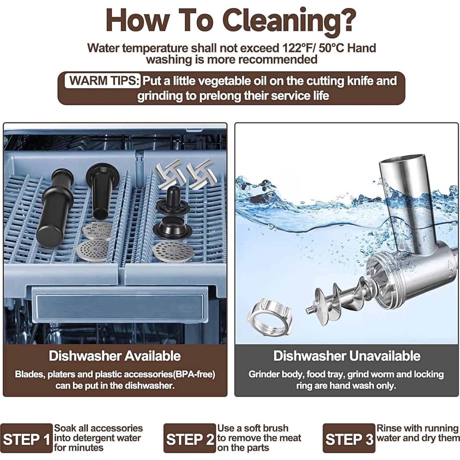 Picadora de Carne Eléctrica ALTRA LIFE MG090-S 2800W 3 Placas