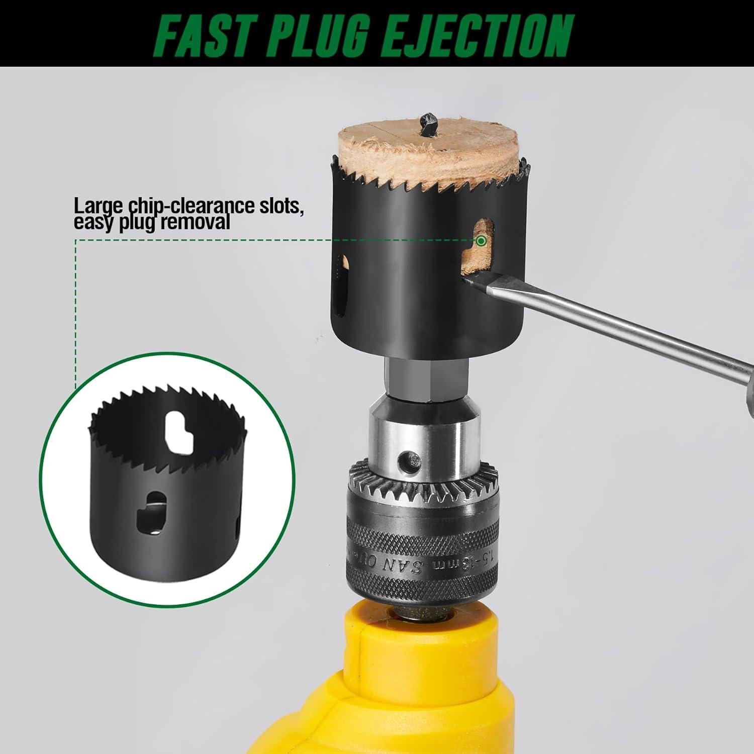 Kit de Instalación de Cerraduras KATA con Plantilla Guía Verde