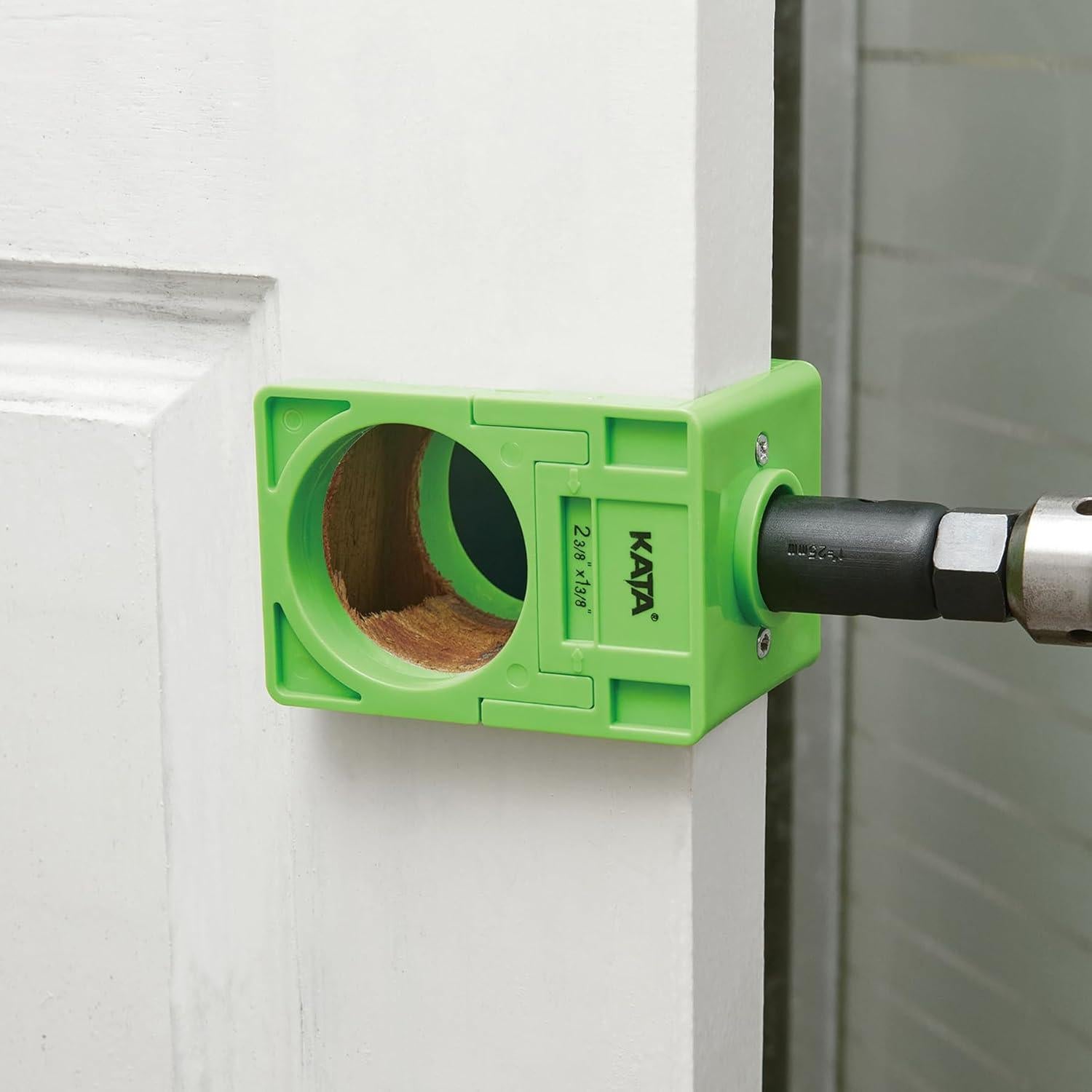 Kit de Instalación de Cerraduras KATA con Plantilla Guía Verde