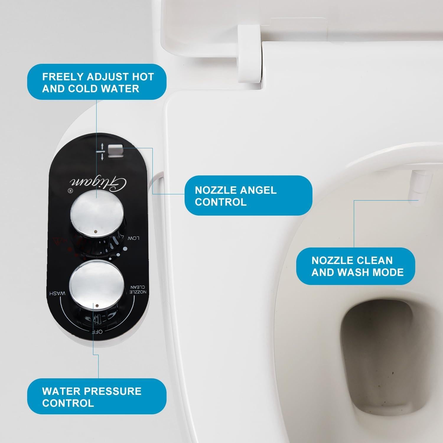 Accesorio de Bidet GLIGAM No Eléctrico Frío y Caliente