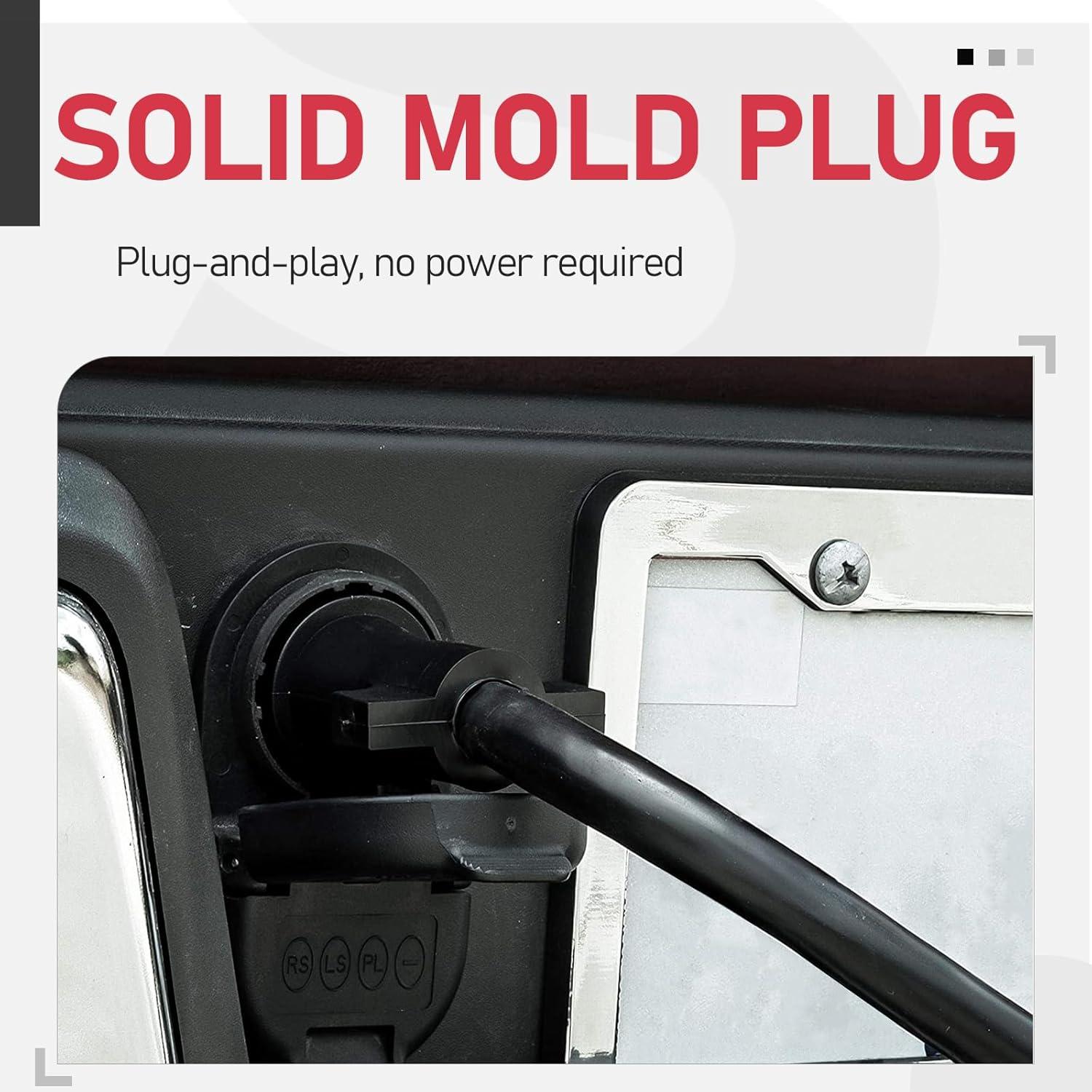 Kit de Arnés de Cableado para Remolque GLUWPA 7 Pines 8 Pies