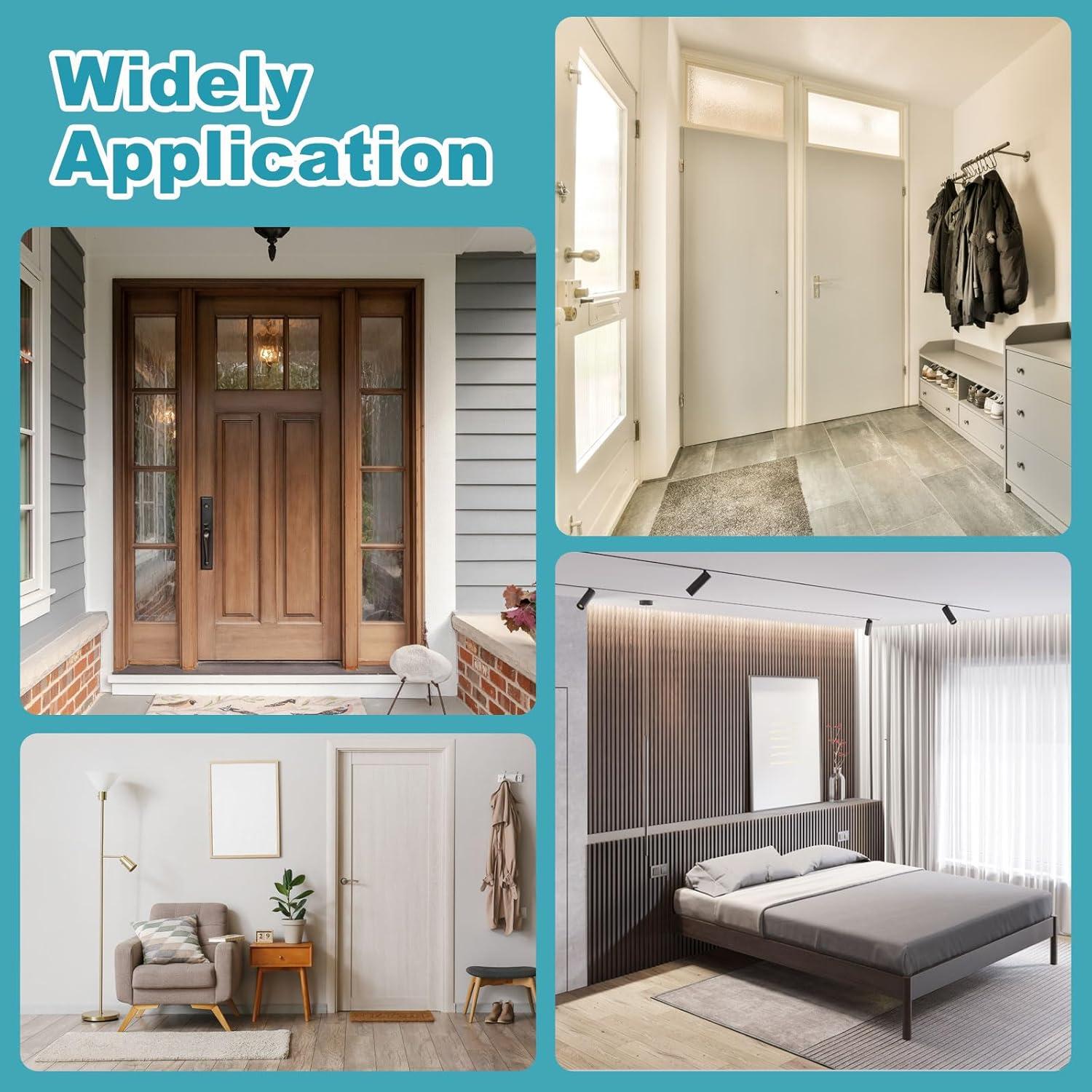 Tapón Aislante para Corrientes de Aire uxcell 96x8 cm Negro