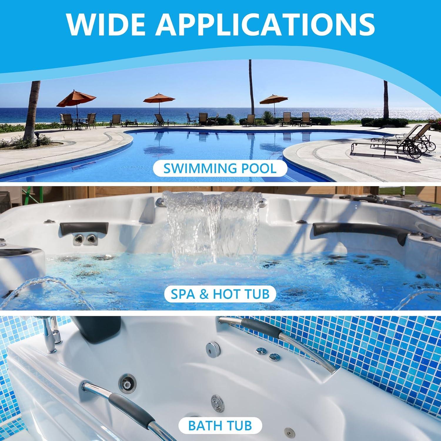 Kit de Prueba de Fosfato SaySummer - 50 Tiras para Piscina y Spa