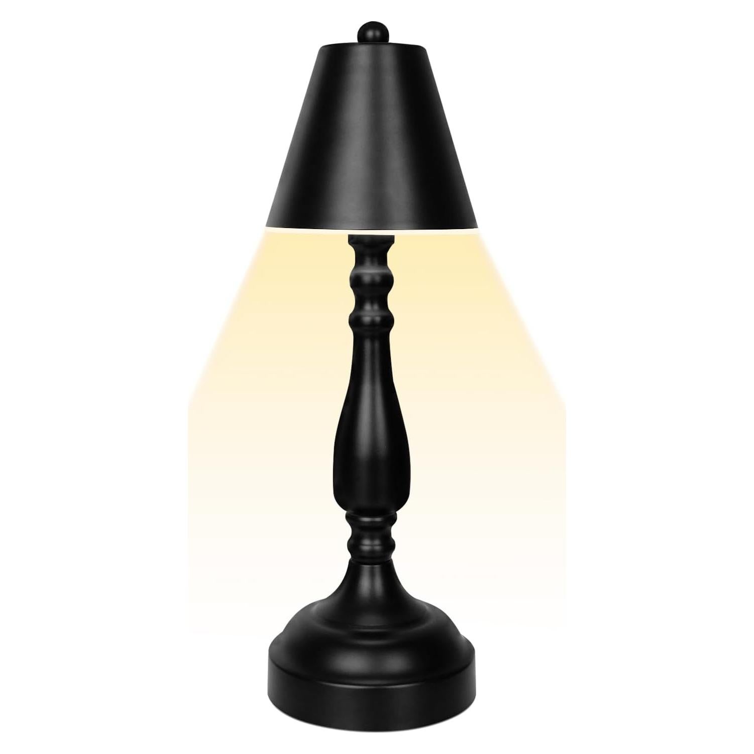 Lámpara de Mesa Recargable UMEXUS LED Táctil Regulable Negra