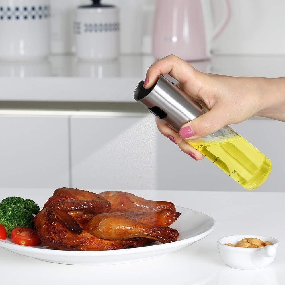 Atomizador de Aceite Wayeept 100ml Acero Inoxidable y Vidrio