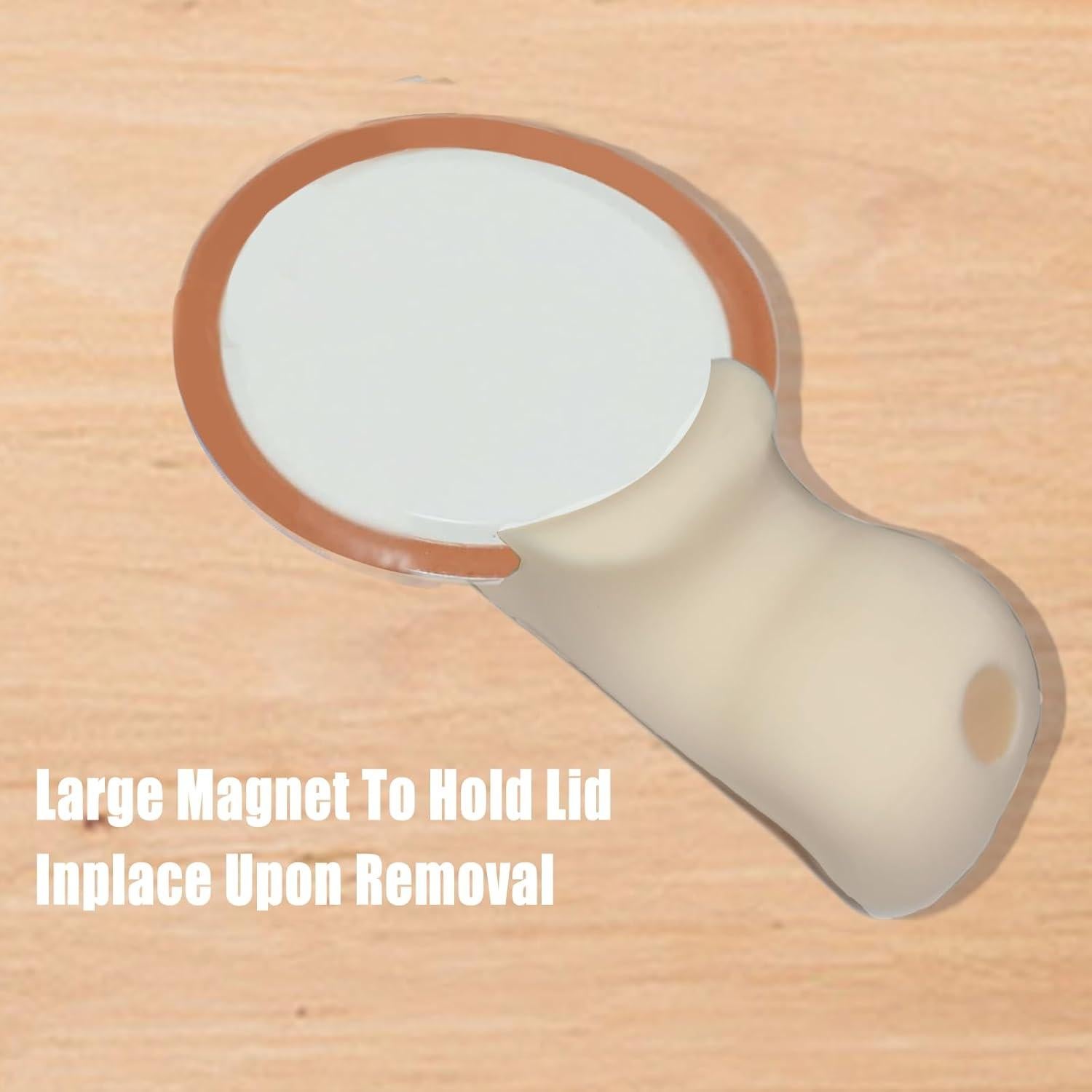 Abridor de Tarros Mason LXLO con Elevador Magnético Beige