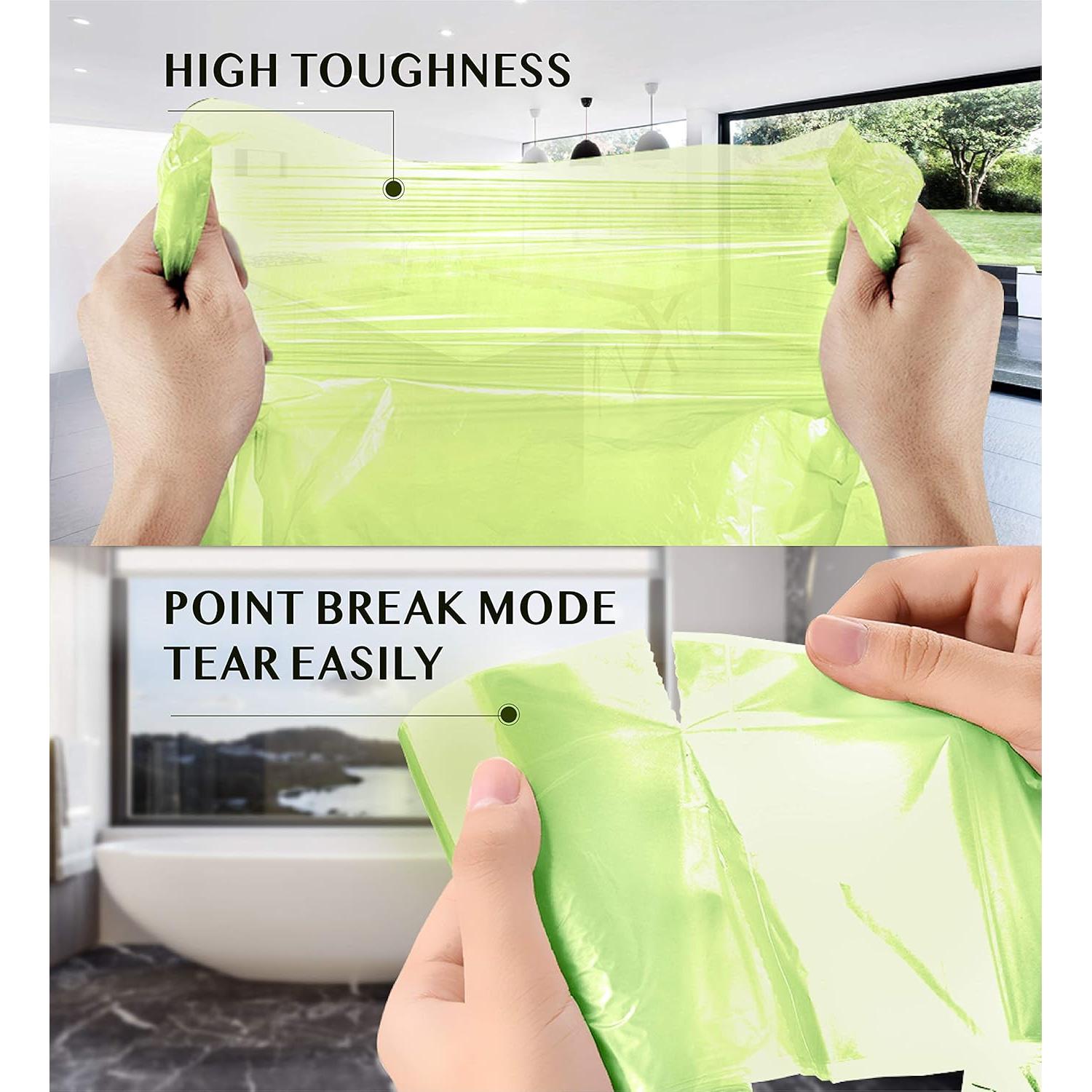 Bolsas de Basura Compostables FORID 150 Unidades 4.5 Litros Verde