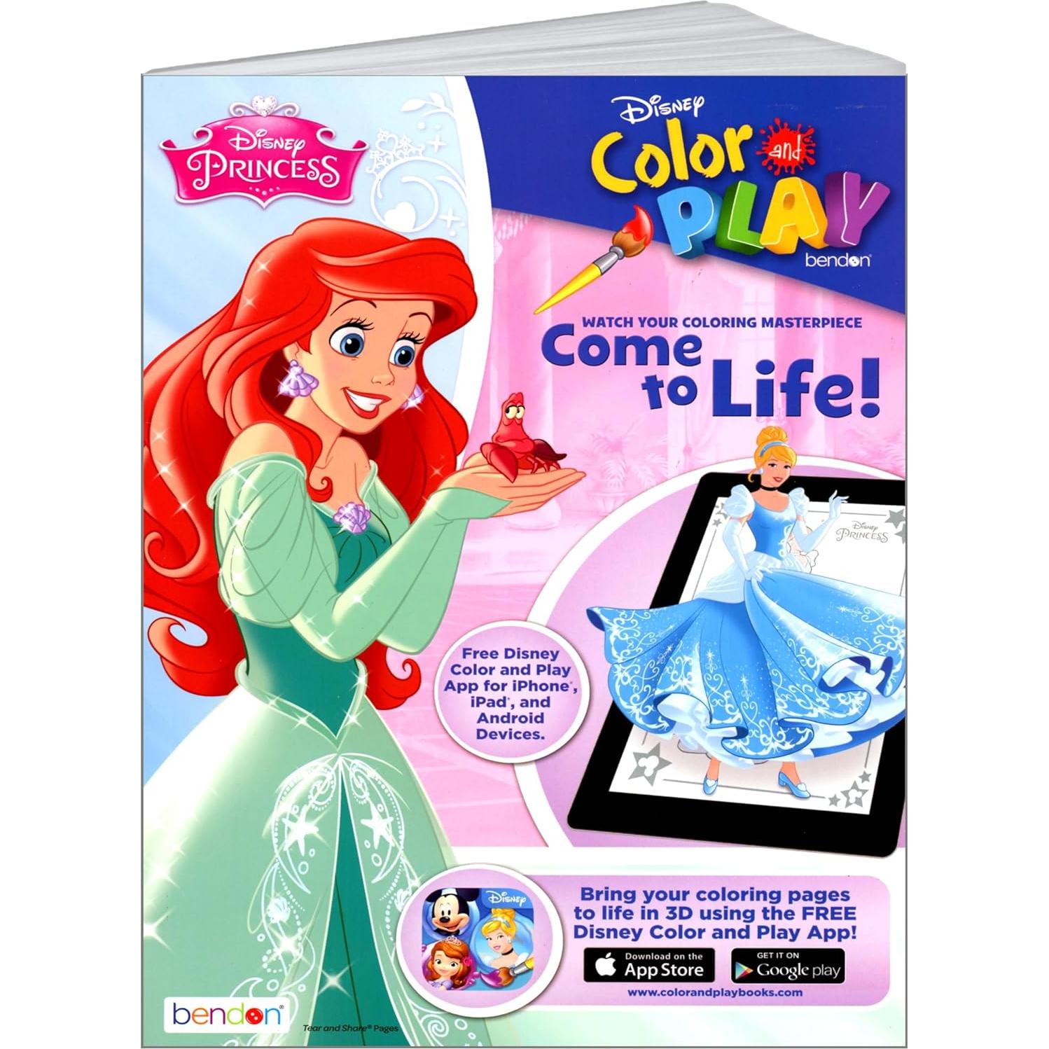 PrincessSticker Activity Set - Bundle Includes Disney Princess Stickers Set with Stickers, Reward Stickers, and More